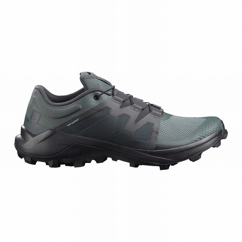 SALOMON UK WILDCROSS - Mens Trail Running Shoes Green,IPHD80679